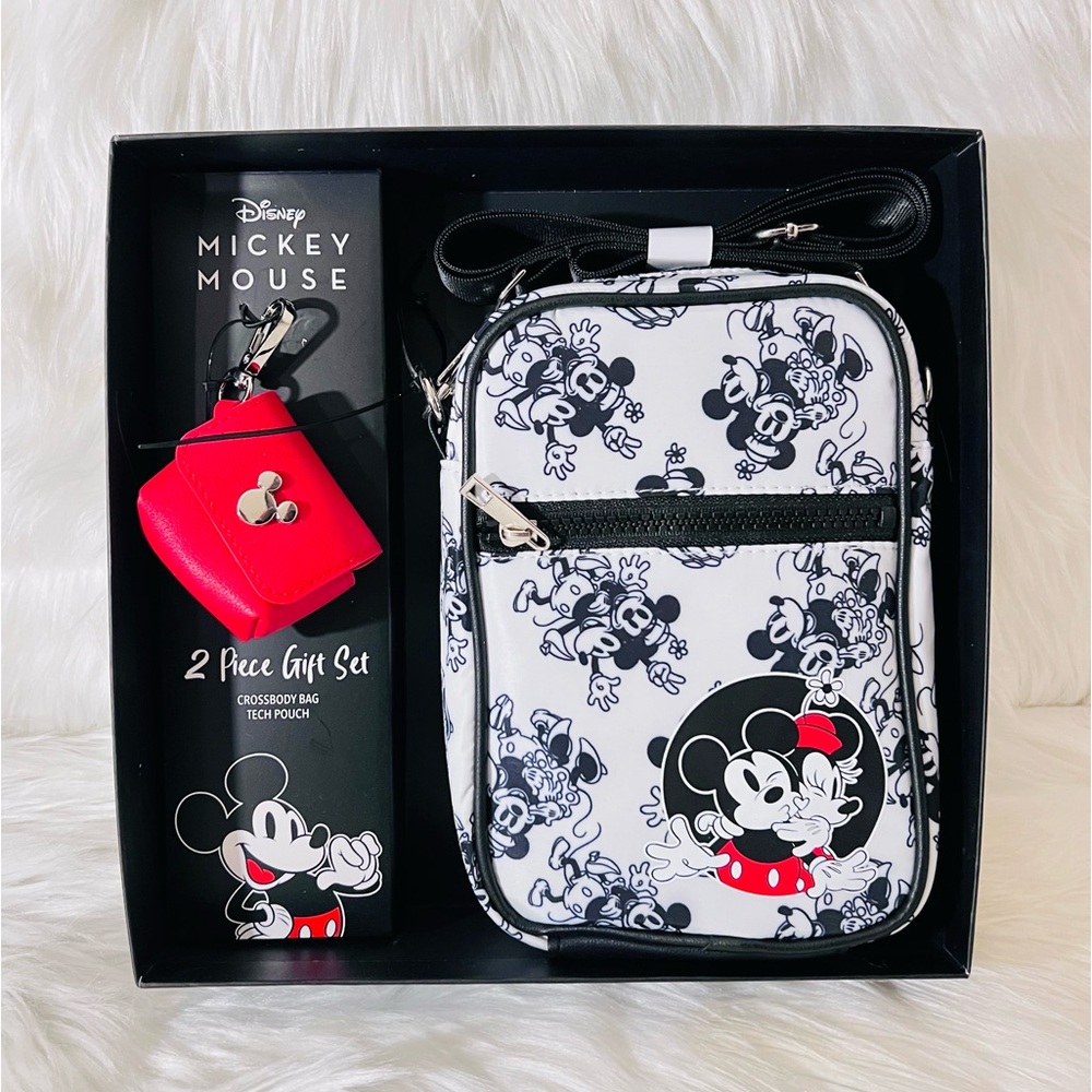 Mickey Mouse Crossbody Bag and Tech Pouch